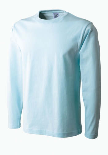 クロスステッチ：リブなしロングTシャツ